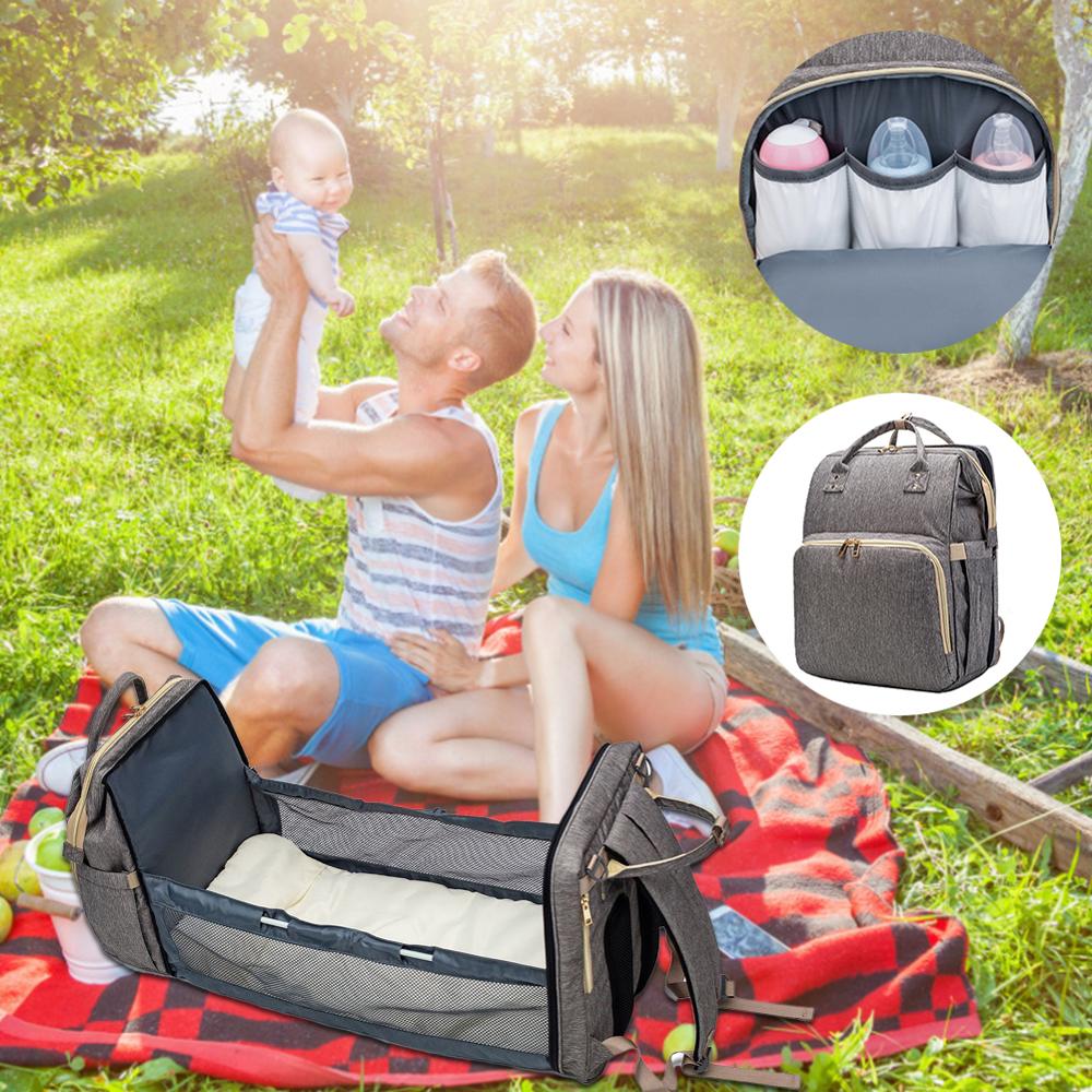 Portable baby bag, Infant backpack, Toddler travel backpack, Baby diaper bag