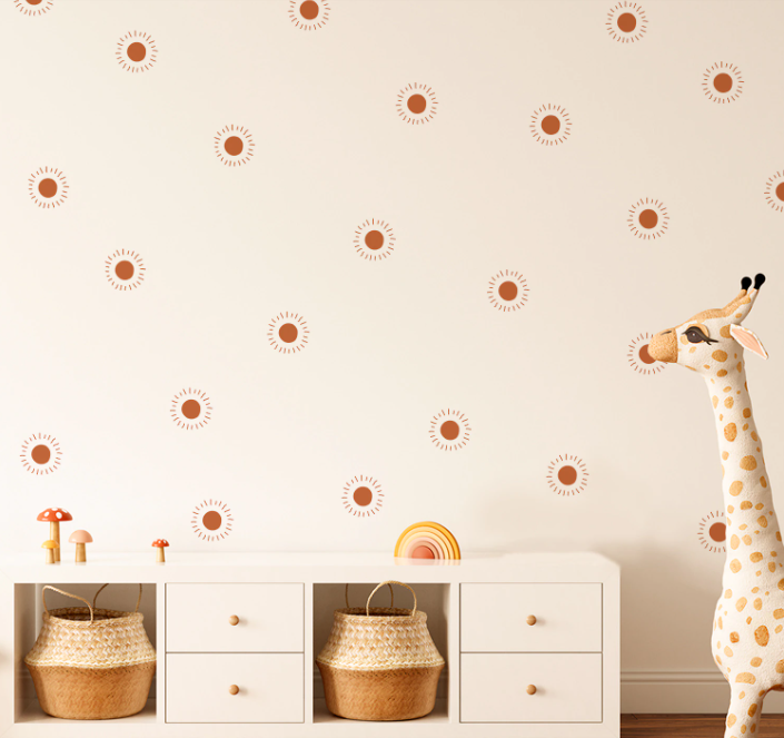 Baby nursery stickers, Infant room décor, Toddler wall decals, Baby wall art, Nursery wall stickers